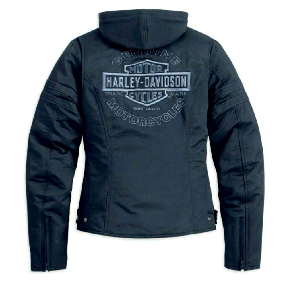 Harley-Davidson bike jacket with the hoodie insert